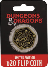 Dungeons & Dragons – Official Class Cards & D20 Flip Coin Set Dice Set - Tophatter Daily Deals