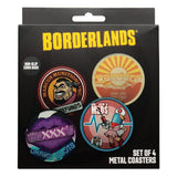 Borderlands – Official Set of 4 Printed Drinks Coasters Coaster - Tophatter Daily Deals