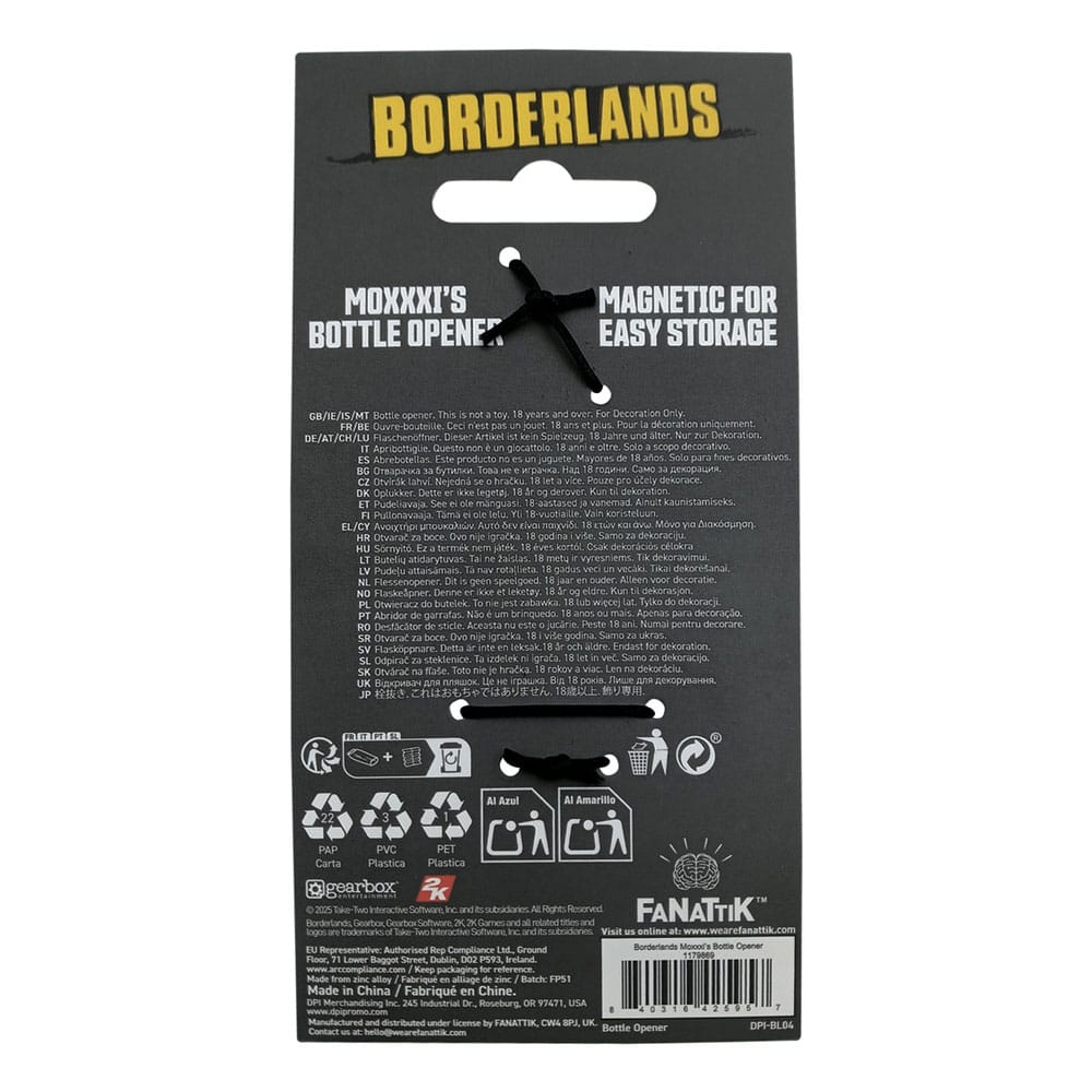 Borderlands – Official Mad Moxxi Bottle Opener Bottle Opener - Tophatter Daily Deals