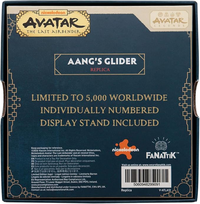 Avatar: The Last Airbender – Official Aang’s Glider Mini Metal Replica Collectible Replica - Tophatter Daily Deals