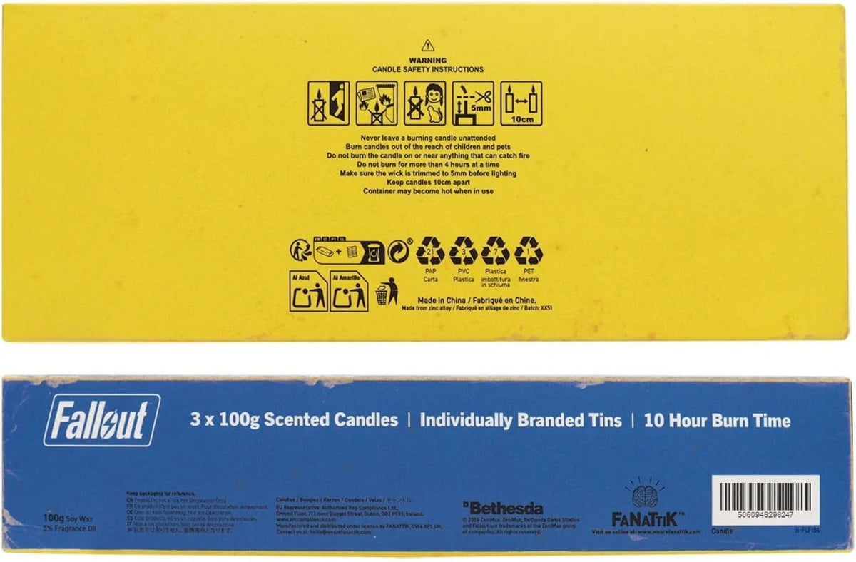Fallout – Vault Dweller’s Scented Candle Set Candle - Tophatter Daily Deals