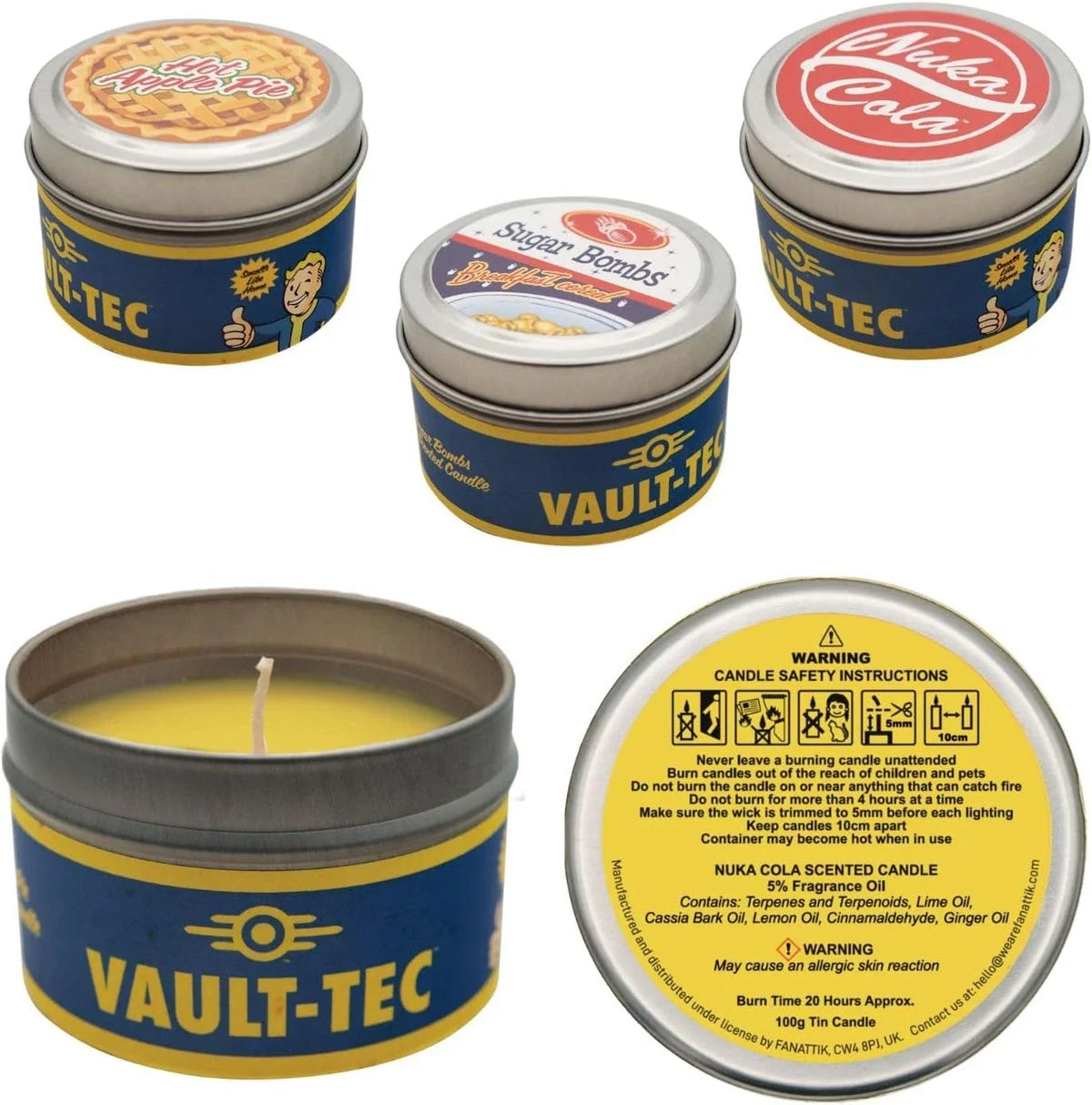 Fallout – Vault Dweller’s Scented Candle Set Candle - Tophatter Daily Deals