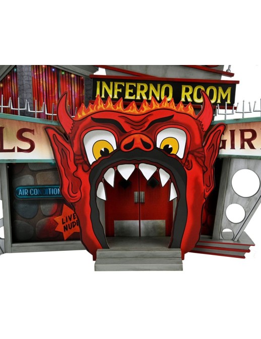 Beetlejuice - Inferno Room Deluxe Set Diorama With Exclusive Beetlejuice Action Figure Action Figure - Tophatter Daily Deals