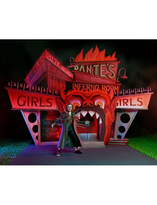 Beetlejuice - Inferno Room Deluxe Set Diorama With Exclusive Beetlejuice Action Figure Action Figure - Tophatter Daily Deals