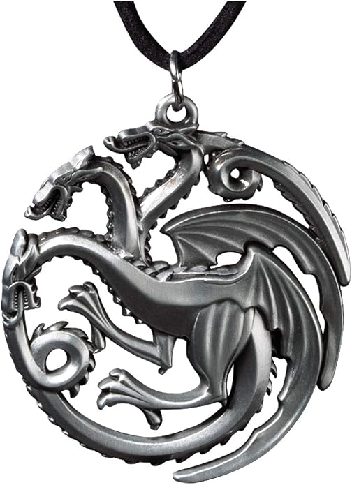 Game of Thrones – Official House Targaryen Sigil Pendant Necklace - Tophatter Daily Deals