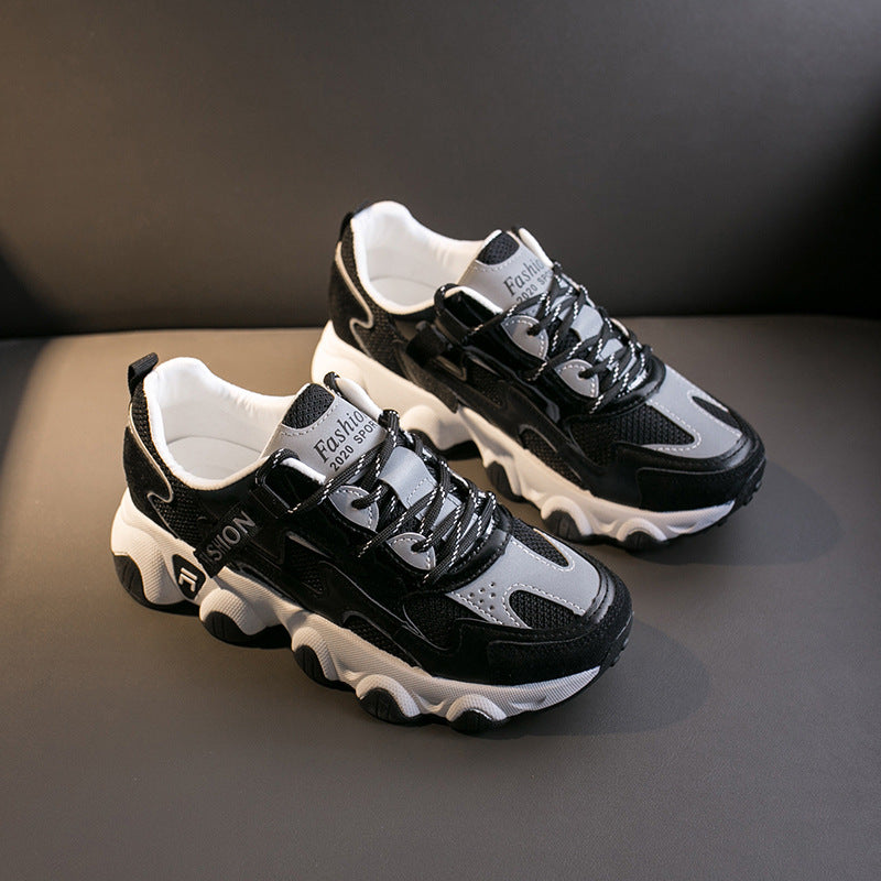 Breathable wild daddy shoes women Black 0 - Tophatter Daily Deals