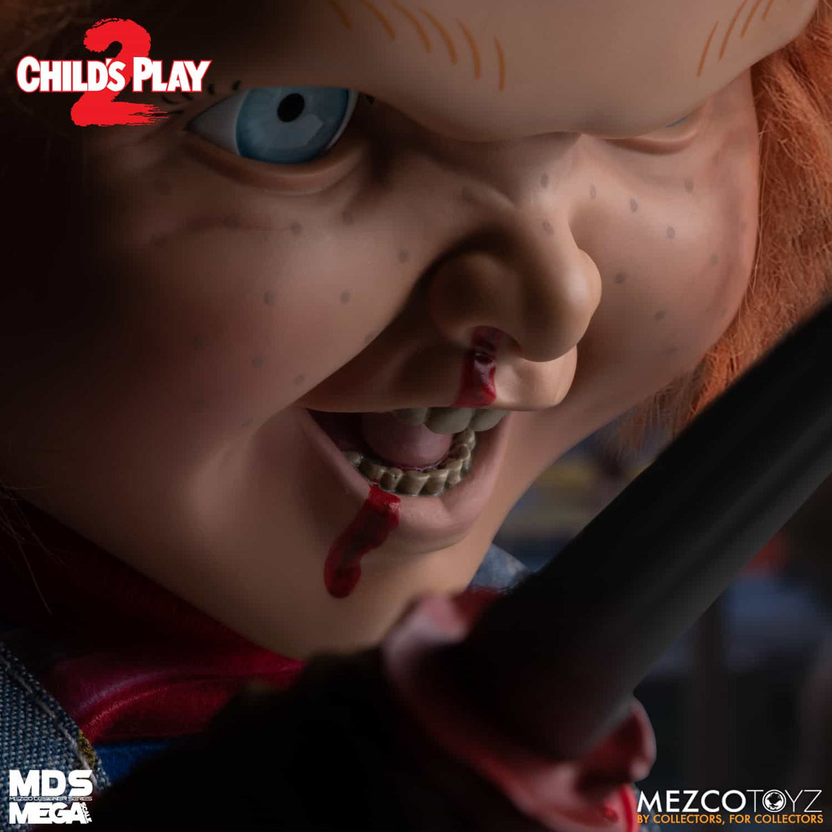 Child's Play – Official Menacing Chucky Action Figure with Sound Action Figure - Tophatter Daily Deals
