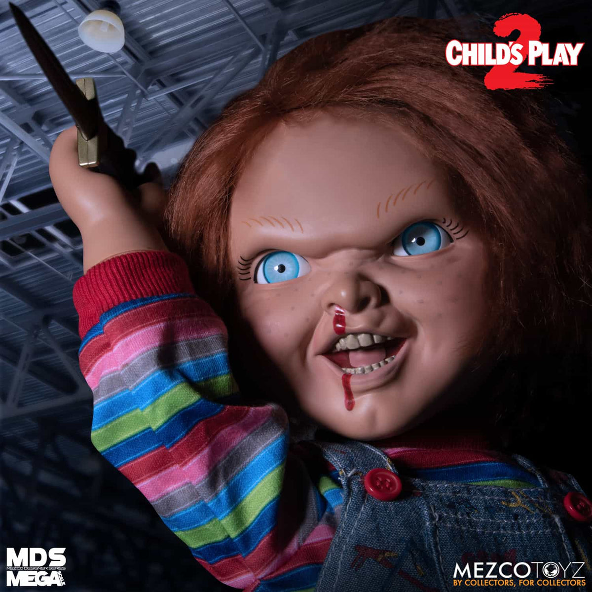 Child's Play – Official Menacing Chucky Action Figure with Sound Action Figure - Tophatter Daily Deals