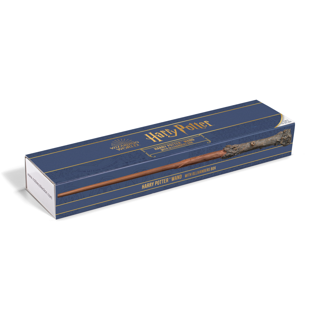 Harry Potter – Official Harry Potter’s Wand in Ollivanders Box Prop Replica Replica Wand - Tophatter Daily Deals