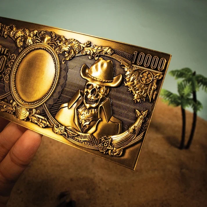 One Piece – Official 10,000 World Berry Metal Banknote Collectible - Tophatter Daily Deals
