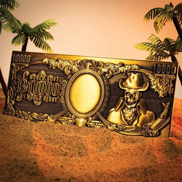 One Piece – Official 10,000 World Berry Metal Banknote Collectible - Tophatter Daily Deals