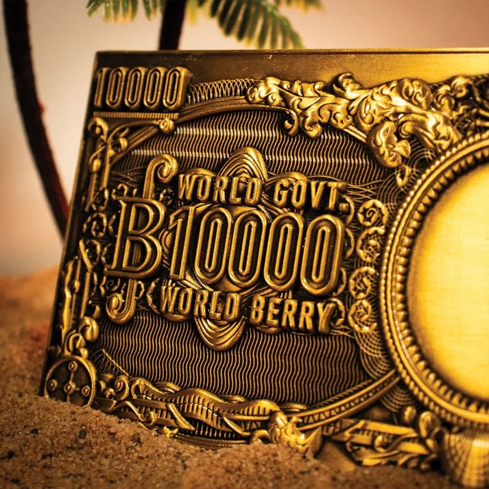 One Piece – Official 10,000 World Berry Metal Banknote Collectible - Tophatter Daily Deals