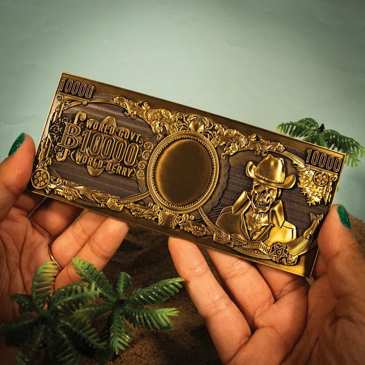 One Piece – Official 10,000 World Berry Metal Banknote Collectible - Tophatter Daily Deals