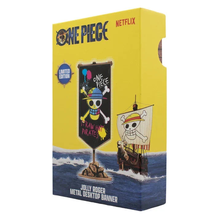 One Piece – Official Straw Hat Pirates Metal Banner Decorative Sign - Tophatter Daily Deals