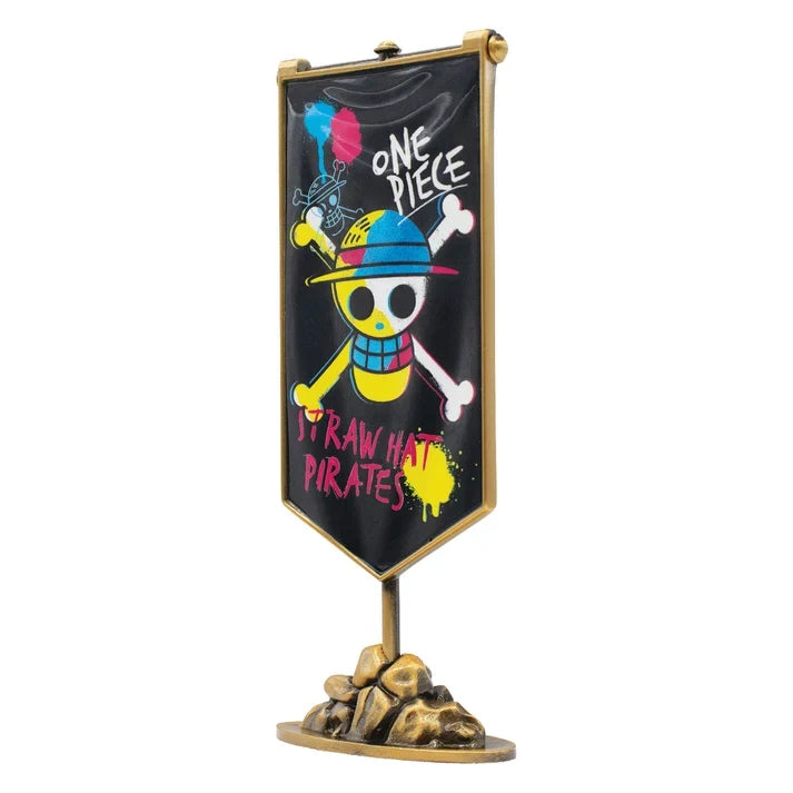 One Piece – Official Straw Hat Pirates Metal Banner Decorative Sign - Tophatter Daily Deals