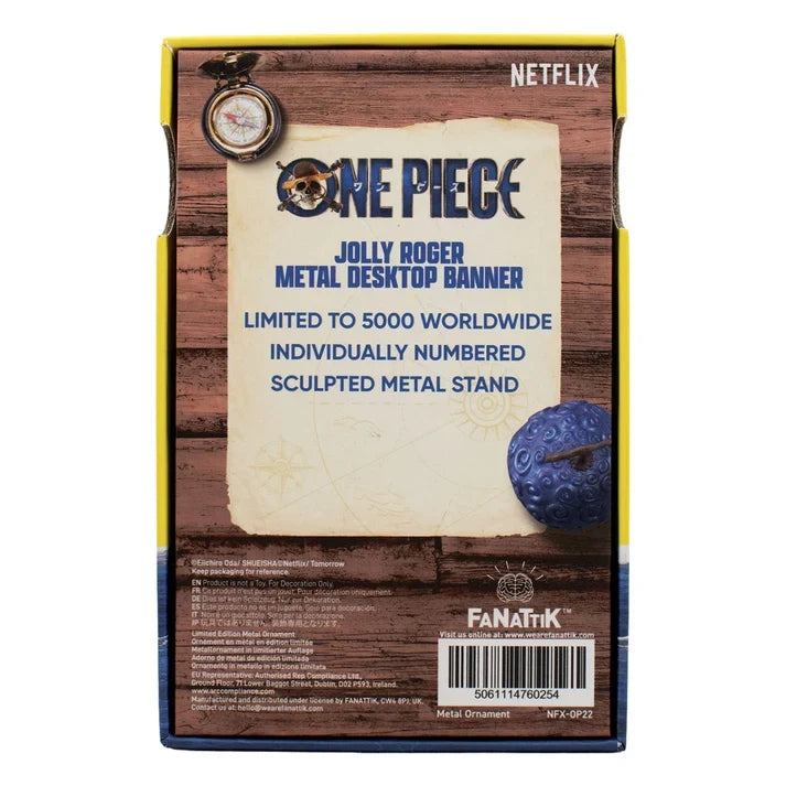 One Piece – Official Straw Hat Pirates Metal Banner Decorative Sign - Tophatter Daily Deals