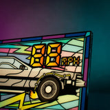 Back to the Future – Official Stained Glass-Style Metal Ingot Glassware - Tophatter Daily Deals