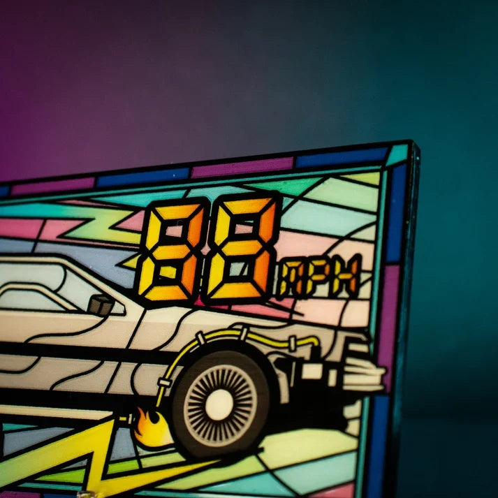 Back to the Future – Official Stained Glass-Style Metal Ingot Glassware - Tophatter Daily Deals