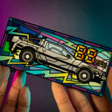 Back to the Future – Official Stained Glass-Style Metal Ingot Glassware - Tophatter Daily Deals