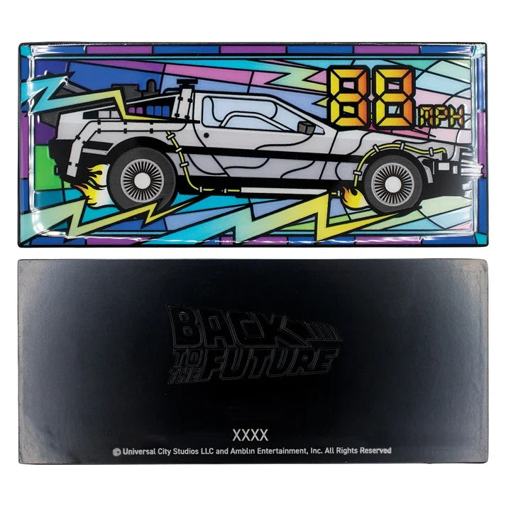 Back to the Future – Official Stained Glass-Style Metal Ingot Glassware - Tophatter Daily Deals