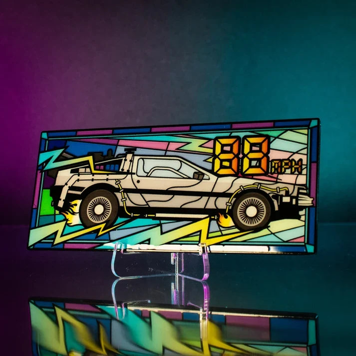 Back to the Future – Official Stained Glass-Style Metal Ingot Glassware - Tophatter Daily Deals