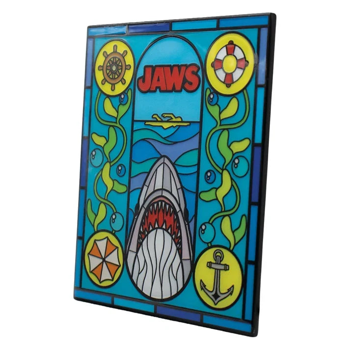 Jaws – Official Stained Glass-Style Metal Ingot Glassware - Tophatter Daily Deals