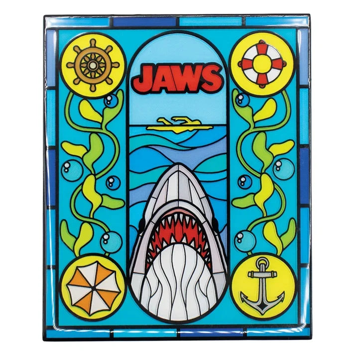 Jaws – Official Stained Glass-Style Metal Ingot Glassware - Tophatter Daily Deals