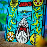 Jaws – Official Stained Glass-Style Metal Ingot Glassware - Tophatter Daily Deals