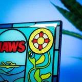 Jaws – Official Stained Glass-Style Metal Ingot Glassware - Tophatter Daily Deals