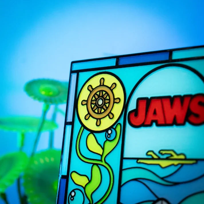 Jaws – Official Stained Glass-Style Metal Ingot Glassware - Tophatter Daily Deals