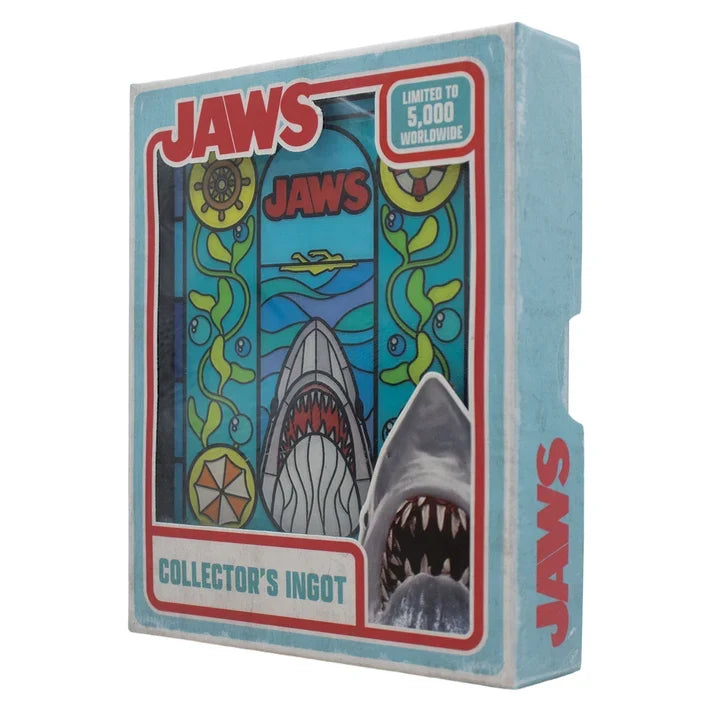 Jaws – Official Stained Glass-Style Metal Ingot Glassware - Tophatter Daily Deals