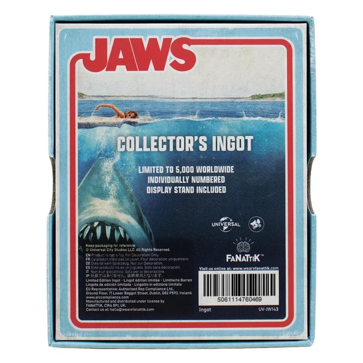 Jaws – Official Stained Glass-Style Metal Ingot Glassware - Tophatter Daily Deals