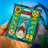Jaws – Official Stained Glass-Style Metal Ingot Glassware - Tophatter Daily Deals