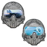 Top Gun – Official Maverick & Goose Limited-Edition Helmet Medallion Helmet Replica - Tophatter Daily Deals