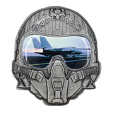 Top Gun – Official Maverick & Goose Limited-Edition Helmet Medallion Helmet Replica - Tophatter Daily Deals