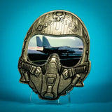 Top Gun – Official Maverick & Goose Limited-Edition Helmet Medallion Helmet Replica - Tophatter Daily Deals