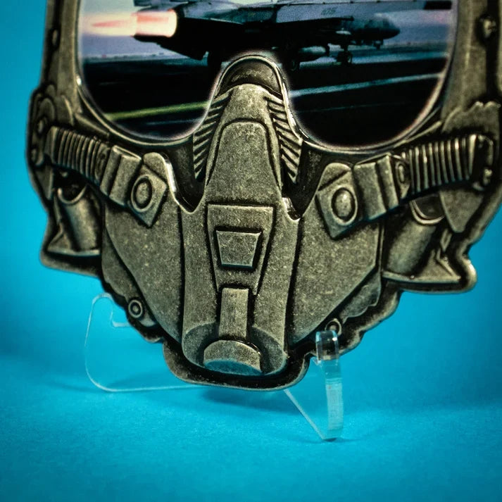 Top Gun – Official Maverick & Goose Limited-Edition Helmet Medallion Helmet Replica - Tophatter Daily Deals