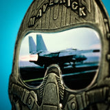 Top Gun – Official Maverick & Goose Limited-Edition Helmet Medallion Helmet Replica - Tophatter Daily Deals