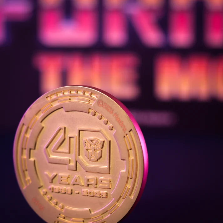 Transformers: The Movie – 40th Anniversary 24K Gold-Plated Presentation Coin Replica Coin - Tophatter Daily Deals
