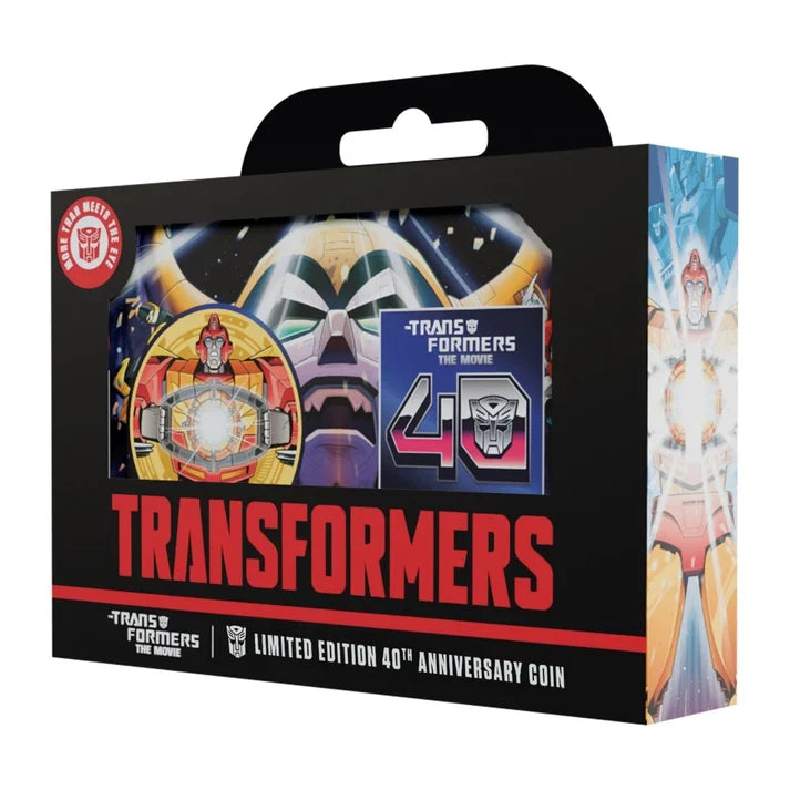 Transformers: The Movie – 40th Anniversary 24K Gold-Plated Presentation Coin Replica Coin - Tophatter Daily Deals