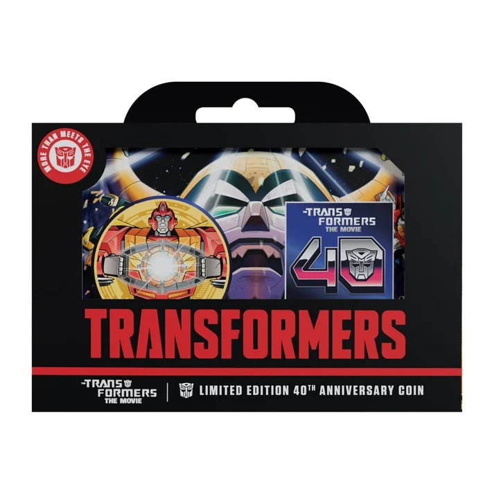 Transformers: The Movie – 40th Anniversary 24K Gold-Plated Presentation Coin Replica Coin - Tophatter Daily Deals