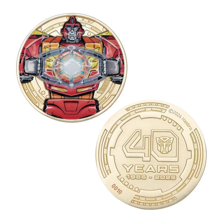 Transformers: The Movie – 40th Anniversary 24K Gold-Plated Presentation Coin Replica Coin - Tophatter Daily Deals