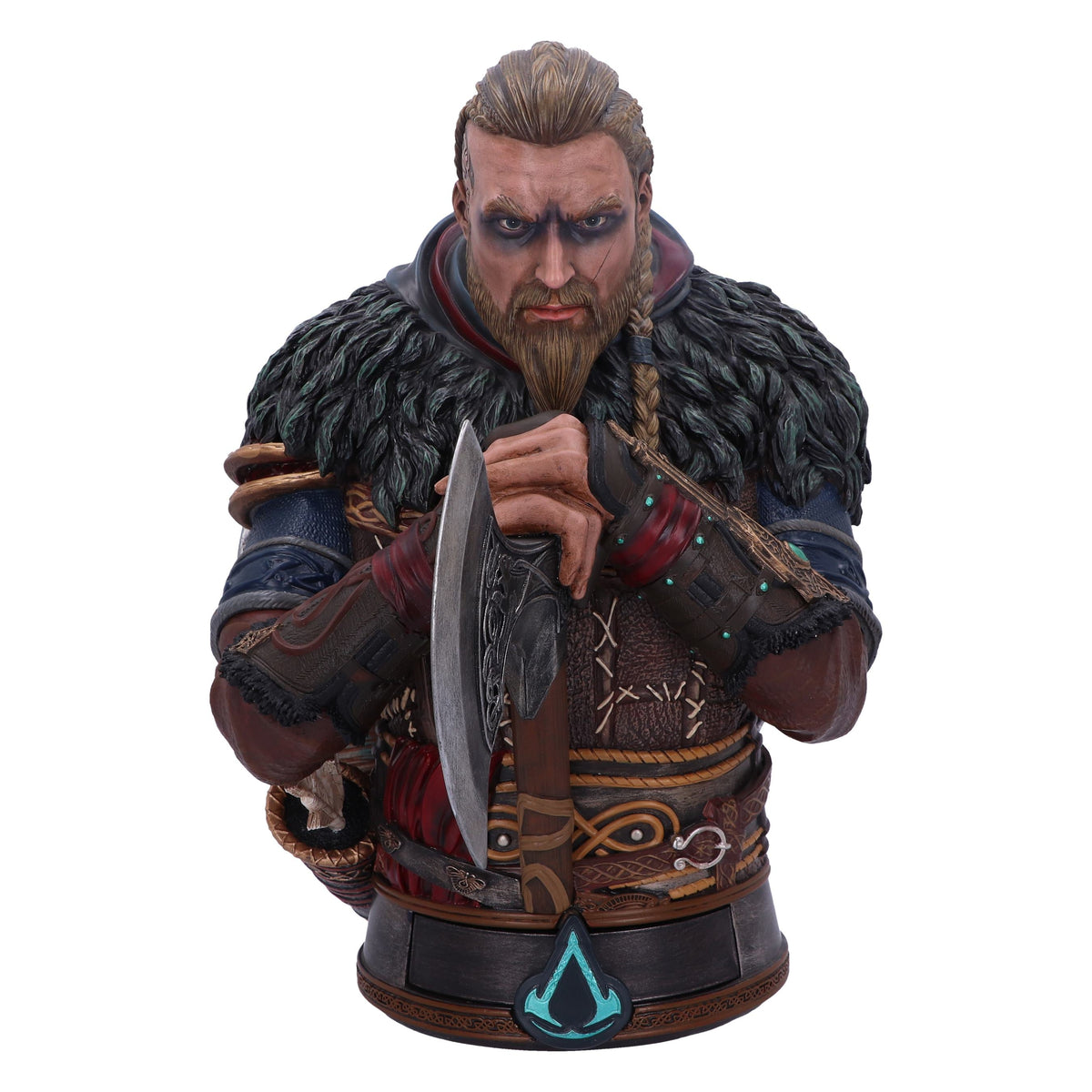 Assassin's Creed Valhalla – Official Eivor Bust (Full Color) Statue - Tophatter Daily Deals