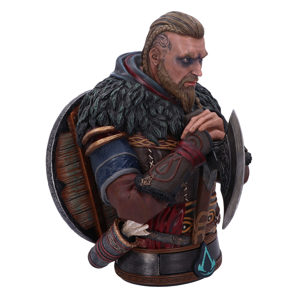 Assassin's Creed Valhalla – Official Eivor Bust (Full Color) Statue - Tophatter Daily Deals