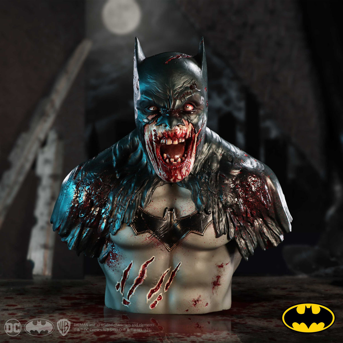 Batman: DCeased – Official Undead Dark Knight Bust Statue - Tophatter Daily Deals