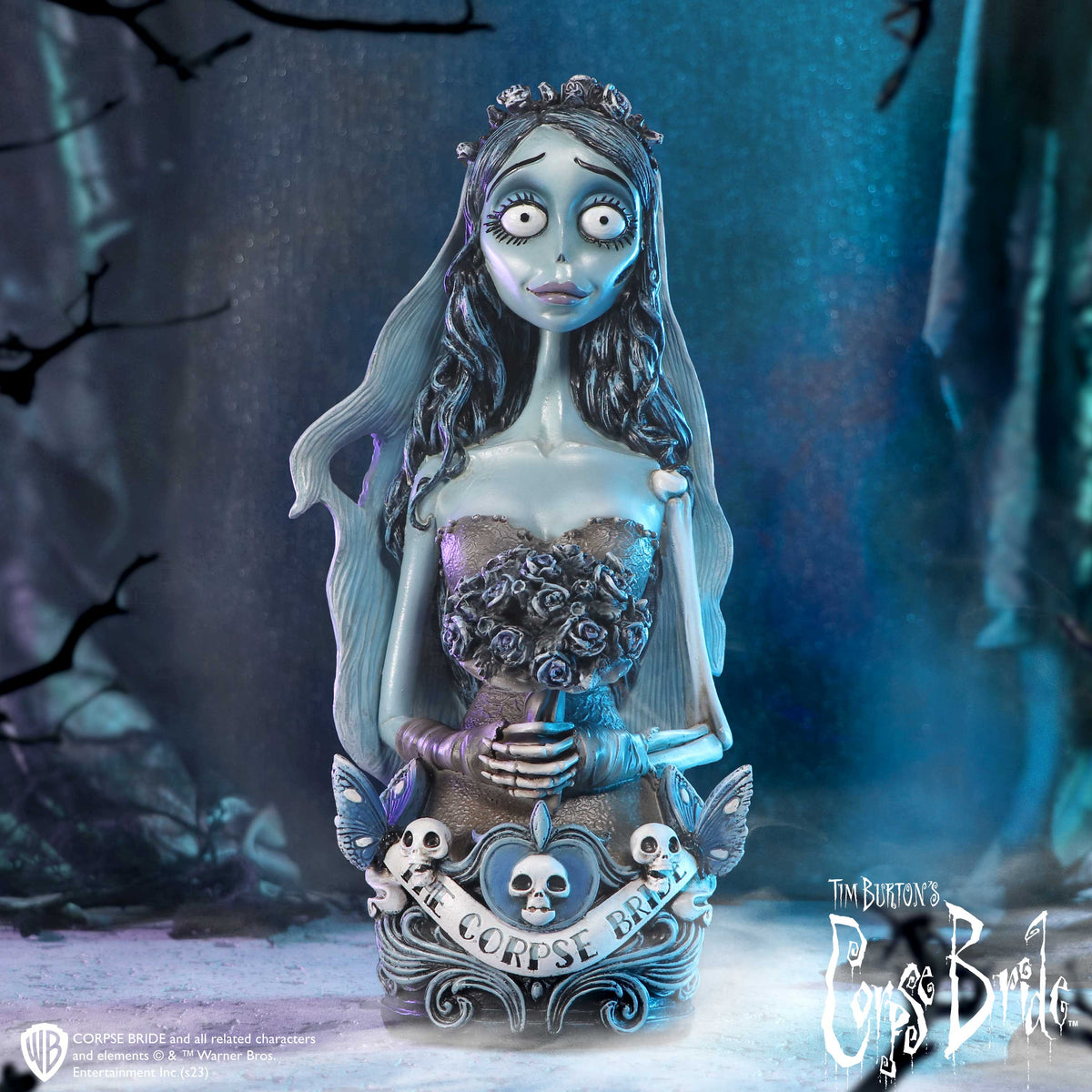 Corpse Bride – Official Emily Bust Statue - Tophatter Daily Deals