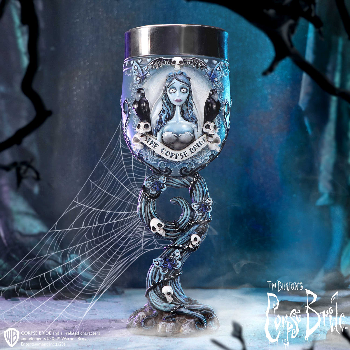 Corpse Bride – Official Emily Goblet Goblet - Tophatter Daily Deals