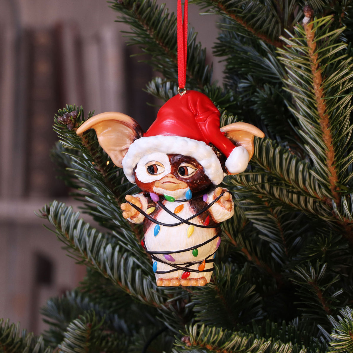 Gremlins – Official Gizmo in Fairy Lights Hanging Ornament Hanging Ornament - Tophatter Daily Deals