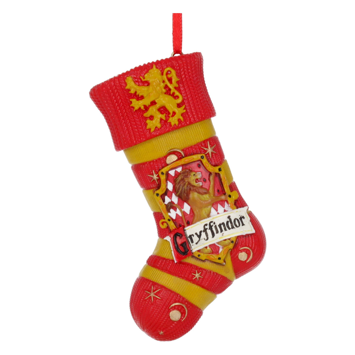 Harry Potter – Official Gryffindor Stocking Hanging Ornament Hanging Ornament - Tophatter Daily Deals