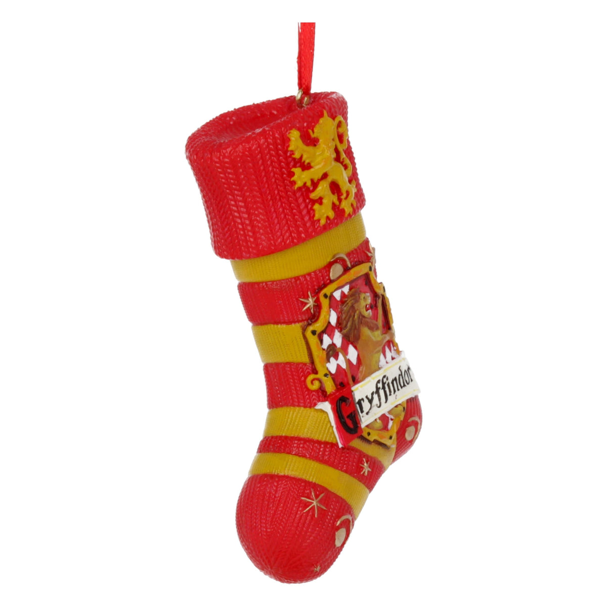 Harry Potter – Official Gryffindor Stocking Hanging Ornament Hanging Ornament - Tophatter Daily Deals